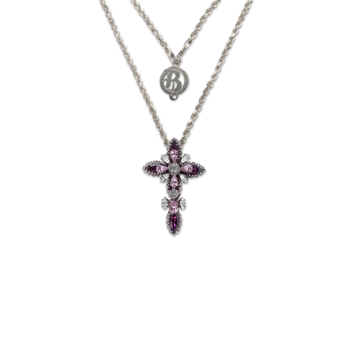 The Cross Amethyst in Palladium